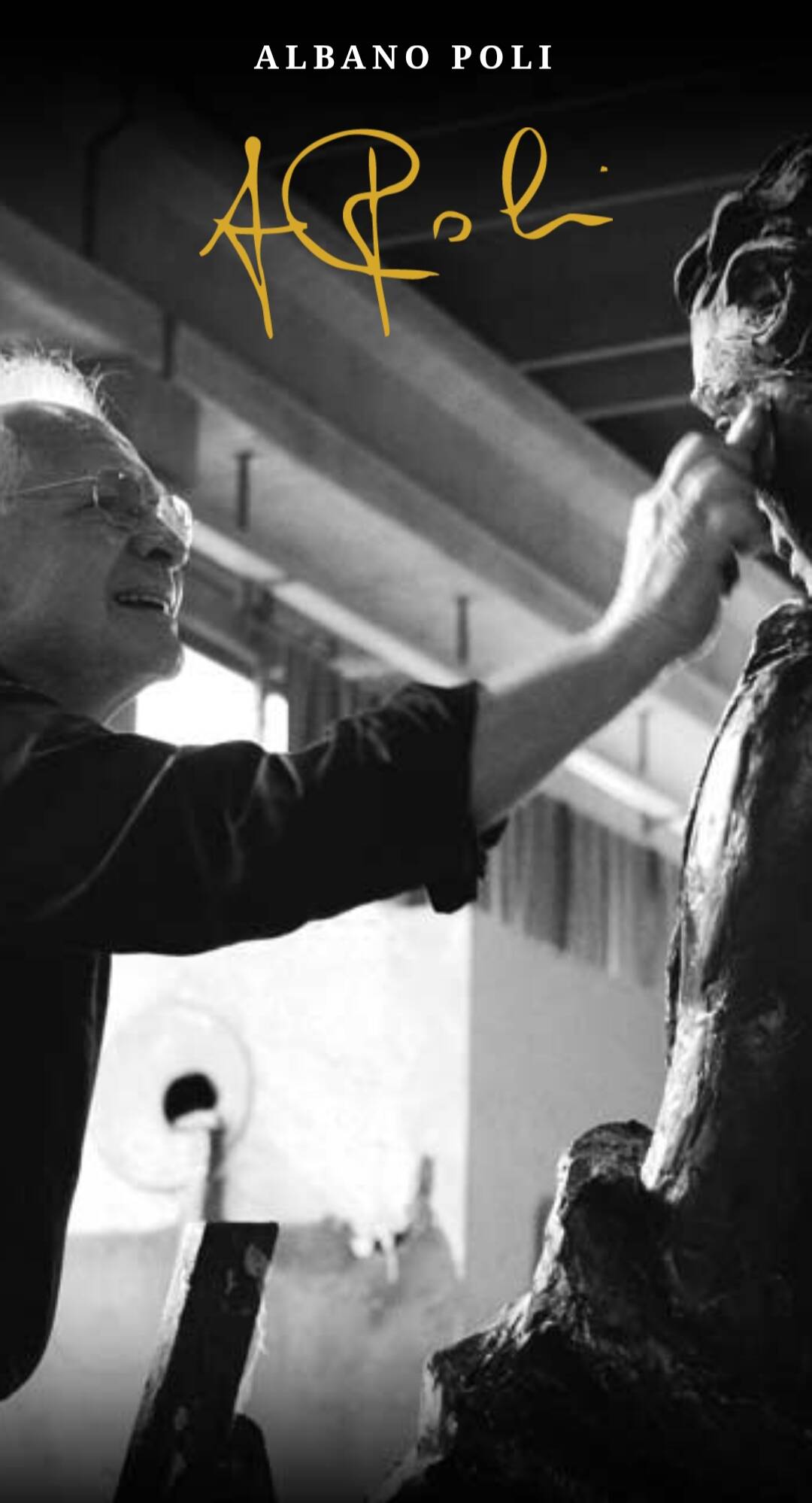 Brutalist sculptural floor lamp by Albano Poli for Poliarte 1970s