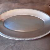 Oval metal dish
