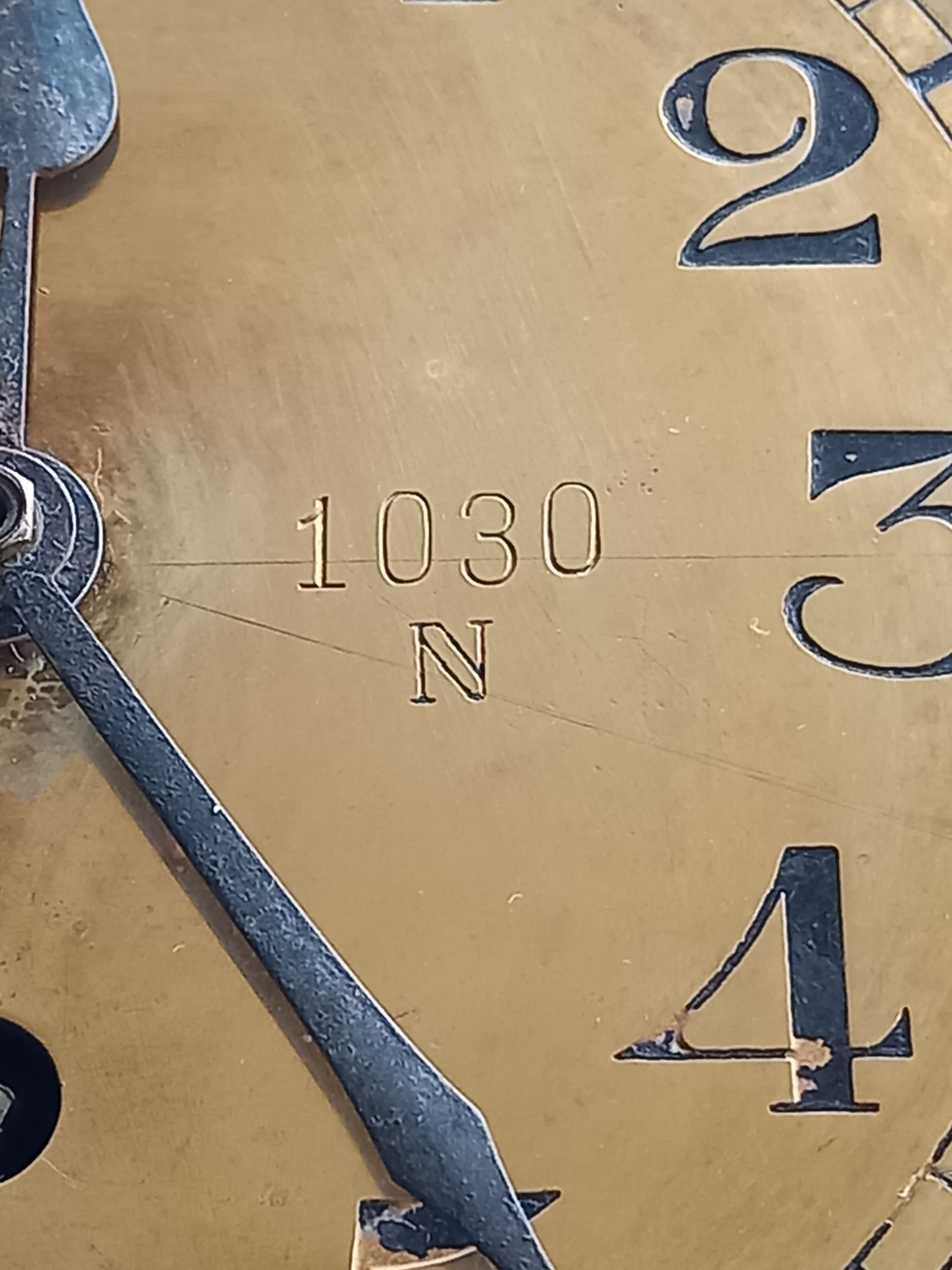 Kriegsmarine on-board clock