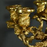 Bronze Candelabra, after J-A. Meissonnier, Rococo style, Napoleonic era