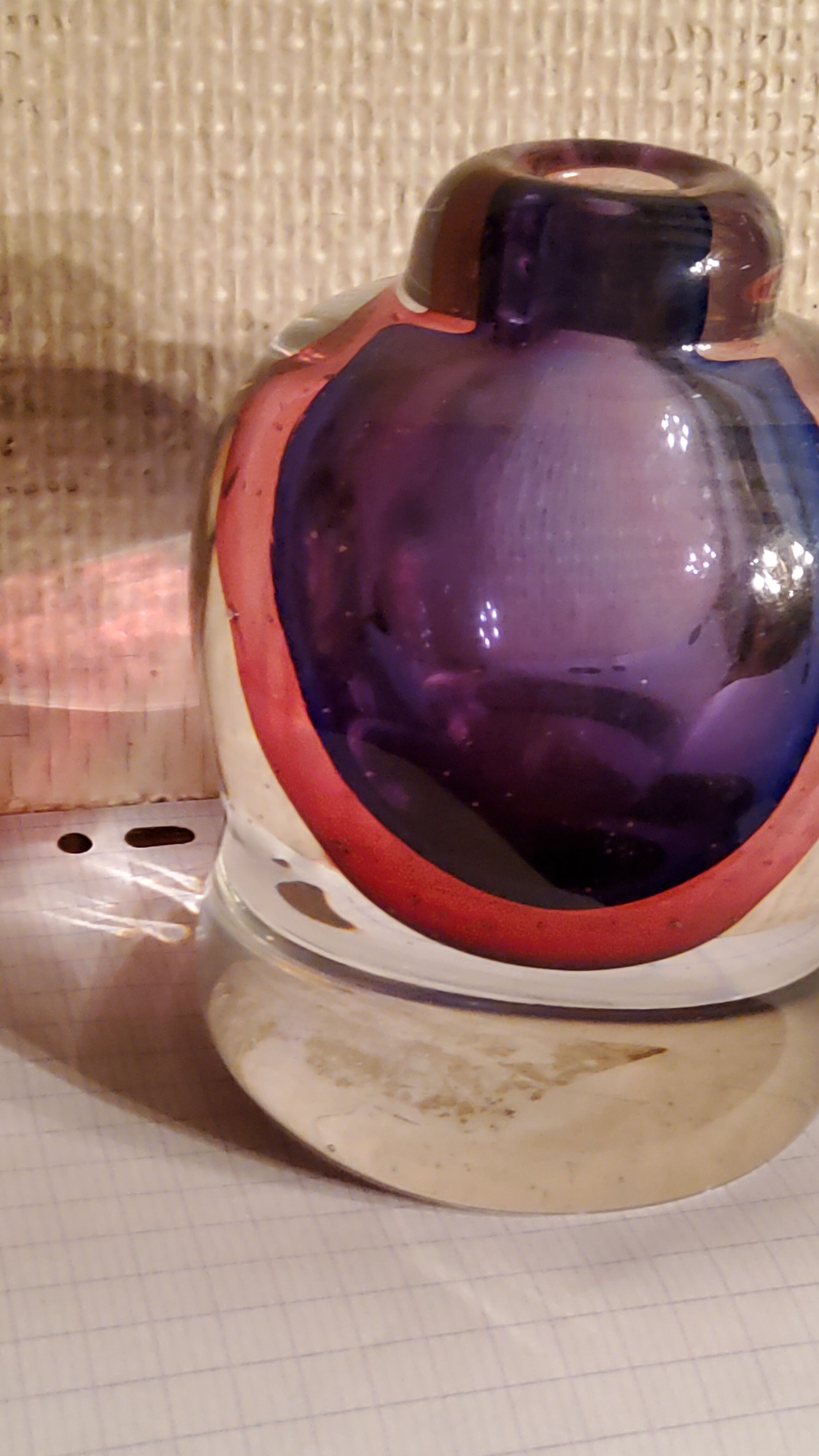 Murano glass vase from the 50s