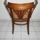Fauteuil en bois et cannage