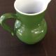Pitcher ball in glazed green ceramic vintage 60s-70s