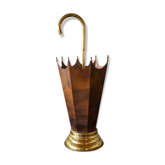 Copper and brass umbrella holders