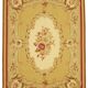 Handmade European Vintage Aubusson Kilim 268 cm x 367 cm