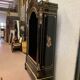 Napoleon III ceremonial showcase in black wood and gilded chiseled bronze XIX century