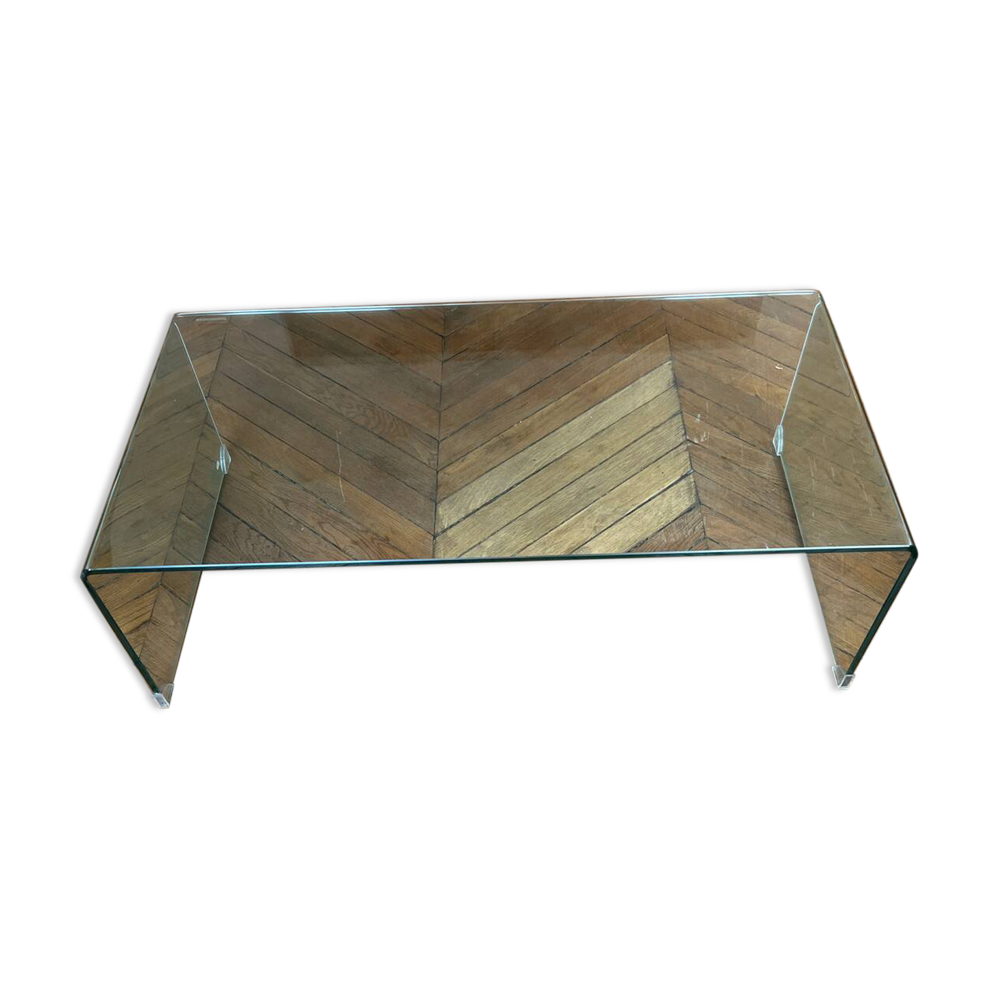 Table basse en verre trempé – Habitat – Modèle Gala