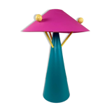 Lampe vintage colorée