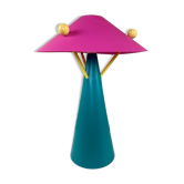 Lampe vintage colorée