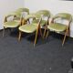 Set of 5 vintage WK mobel dining chairs