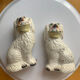 🐶 Pair of Staffordshire earthenware dogs