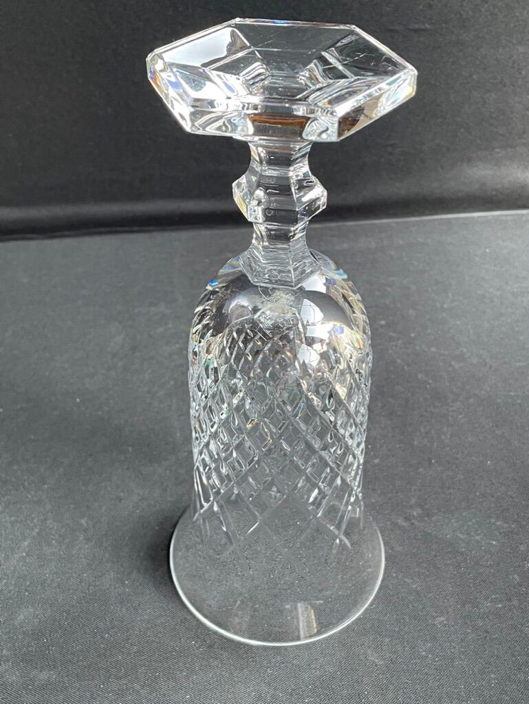 Sèvres crystal vase stamped