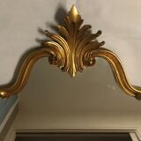 Carved wood mirror 50x39cm