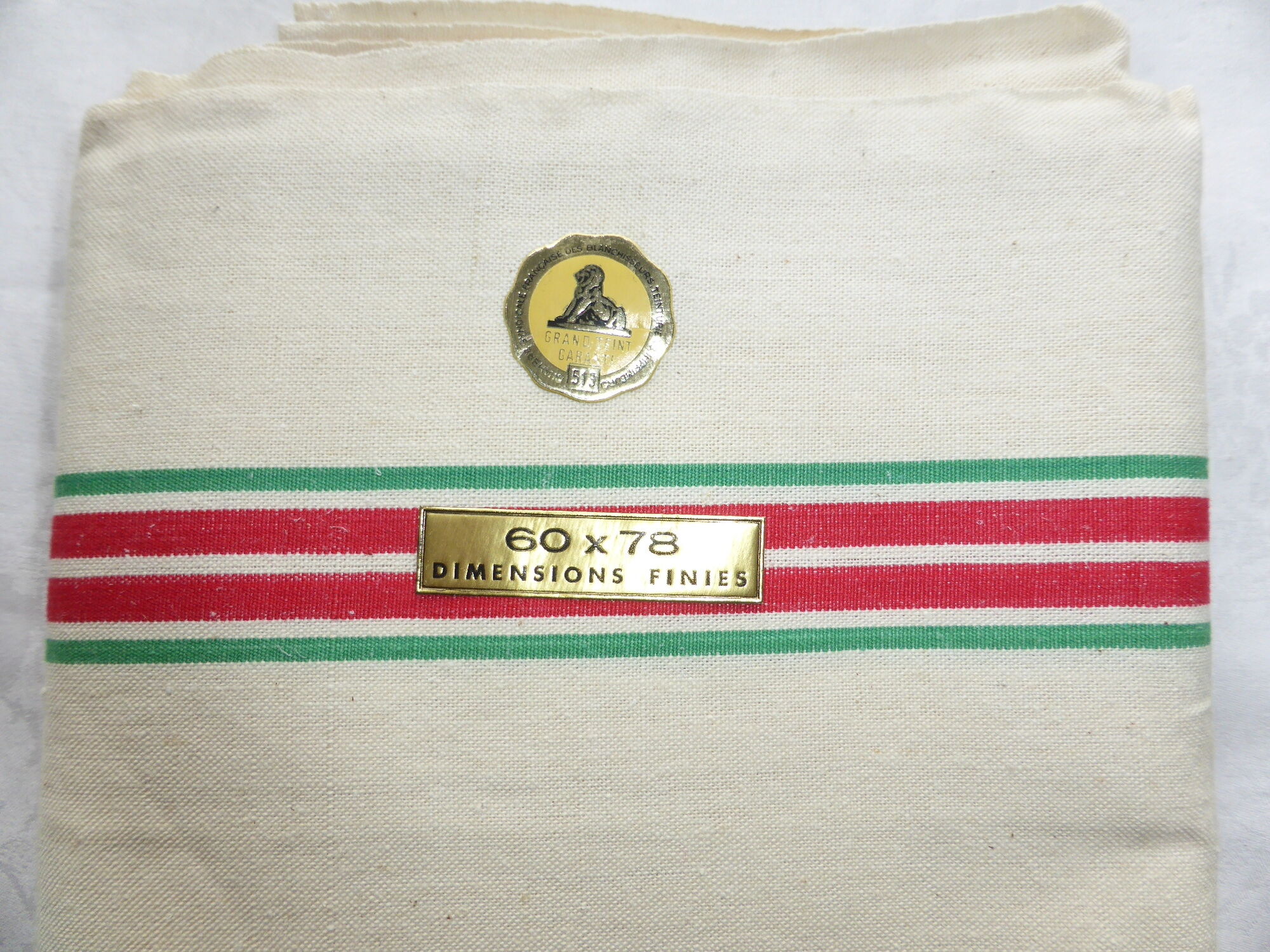 Set of 6 old tea towels