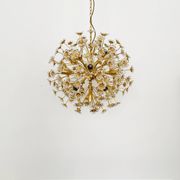 Large Floral Ball Chandelier by Palwa