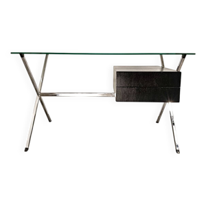Bureau chrome, verre - knoll international
