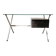 Chrome desk, glass and wood by Franco Albini for Knoll International.