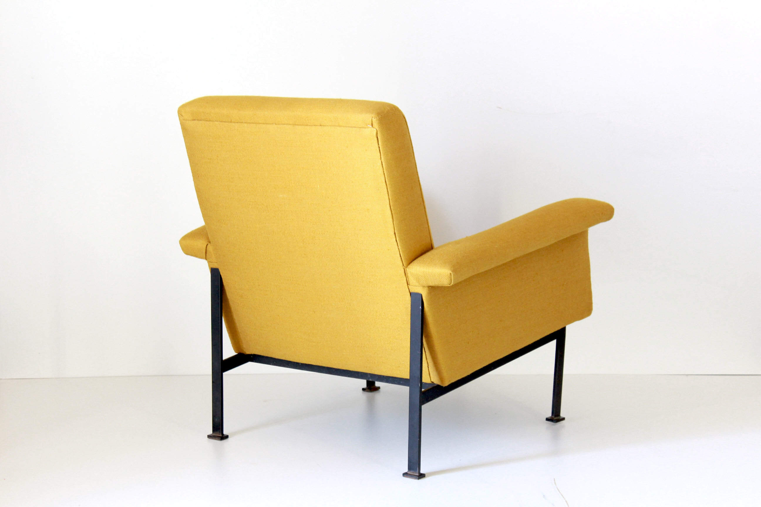 1950 vintage yellow armchair