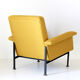 Fauteuil jaune vintage des années 1950
