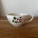 Set of 6 cups with saucers and sugar bowl Niderviller Moselle Blois