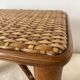 Vintage rattan low stools