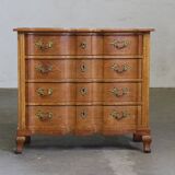 Commode vintage danoise de style brutaliste en chêne clair, dans le style de Henning Kjærnulf, années 1960