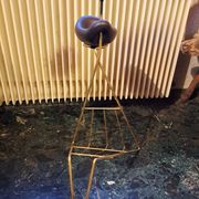 Newspaper rack/ashtray attributed to Georges Jouve for Marcel Asselbur