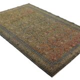Tapis Oushak Vintage à Motifs Floraux – Laine 100 % – 290 × 191 cm