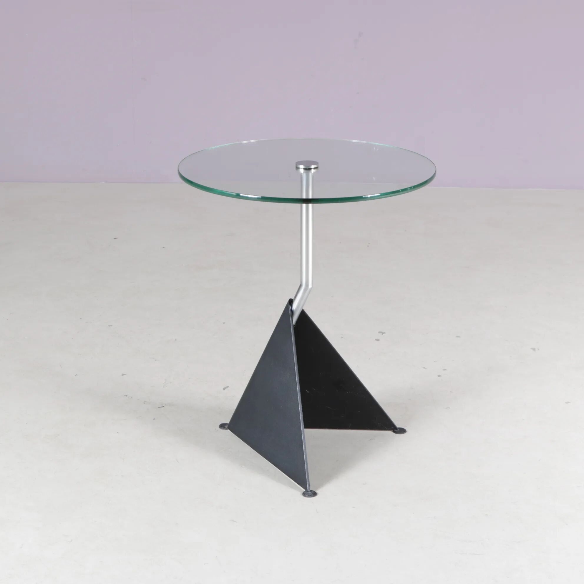 1980s HK-5 side table by Hank Kwint for Metaform, Netherlands
