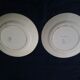 2 flat plates faïence du rhône aurut brothers model toulouse diam 23 cm
