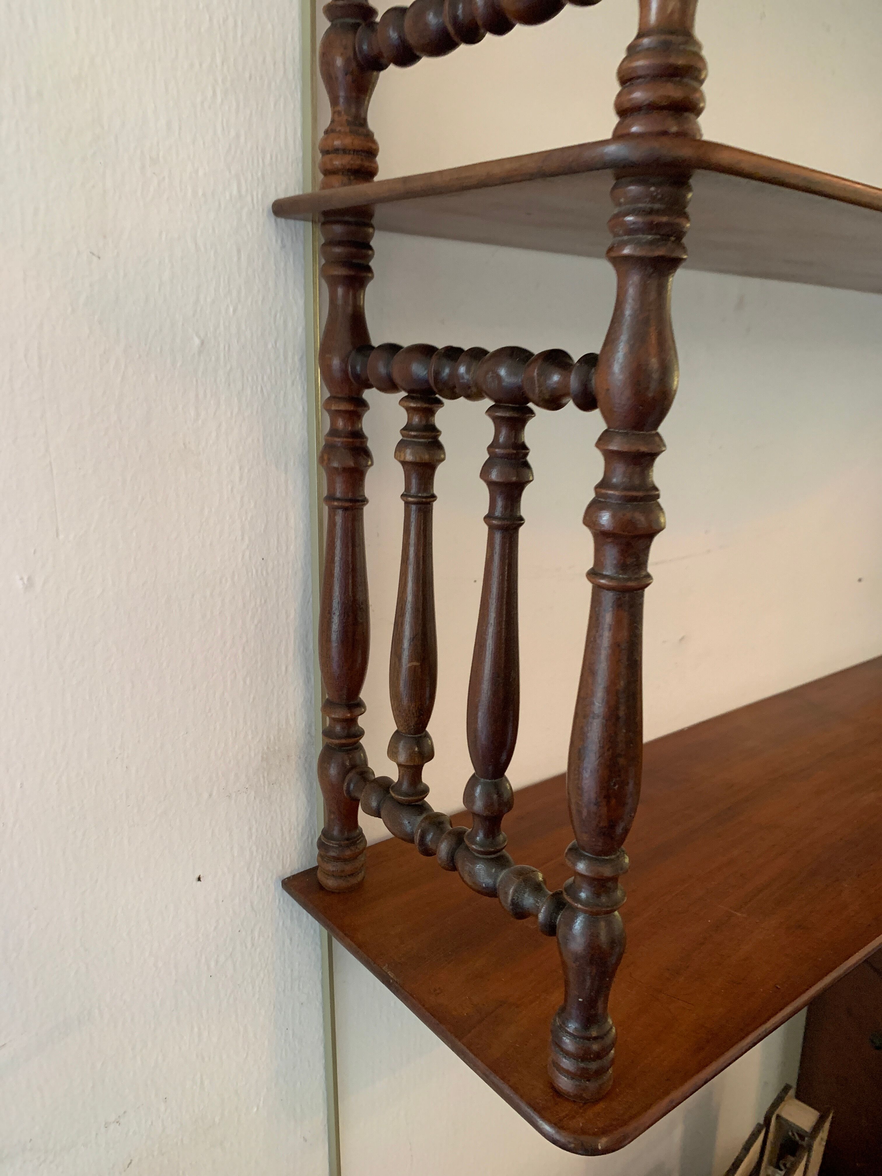Mahogany shelf
