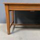 Large antique drapery fabric table