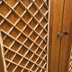 Wooden cabinet and vintage rattan 1950