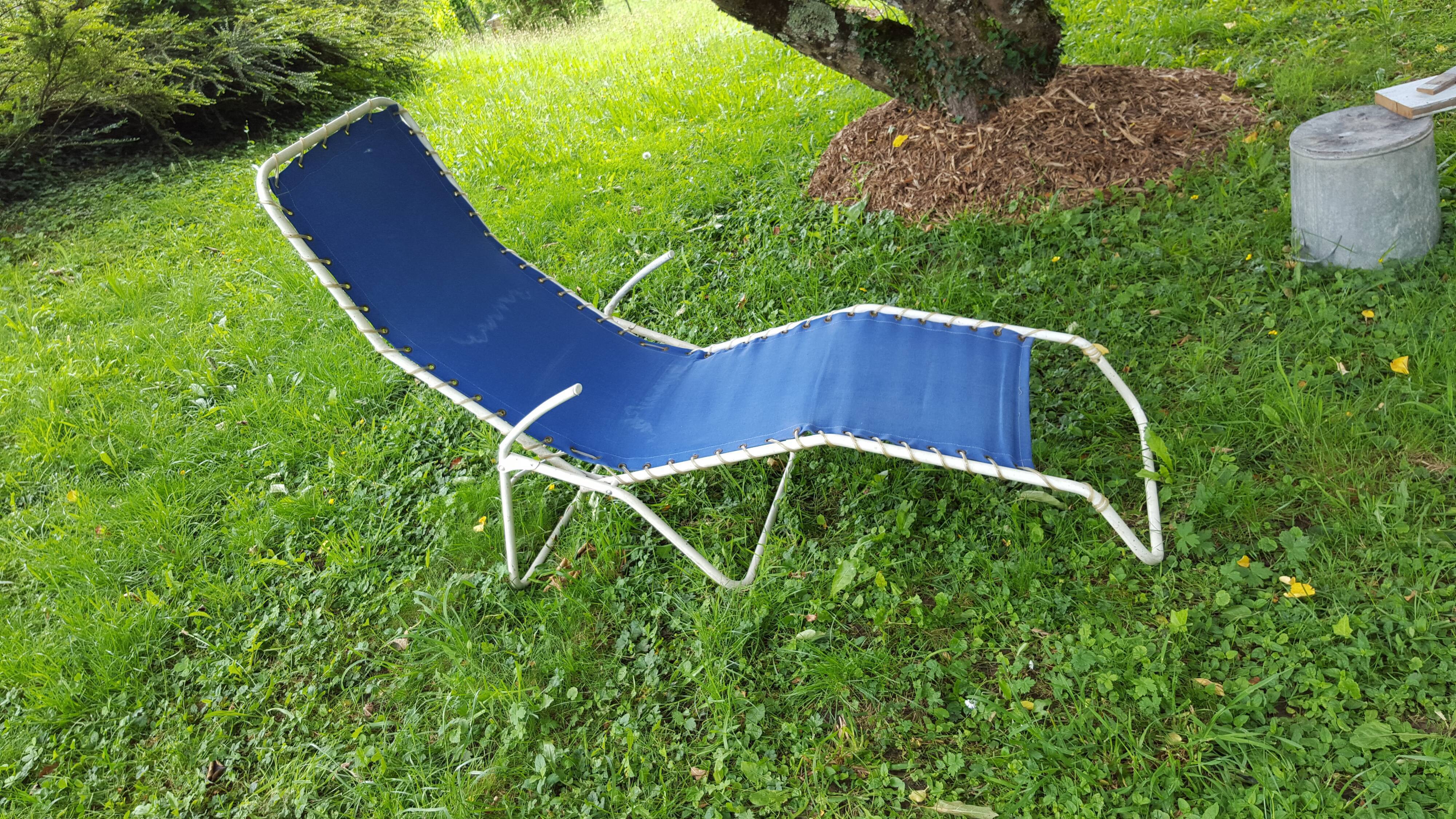 Homa Denmark vintage sunbed lounger