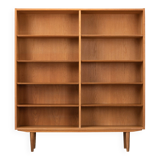 Danish Design Oak Bookcase by Hundevad, 1960s
