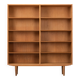 Danish Design Oak Bookcase by Hundevad, 1960s