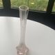 Soliflore vase in pastel pink glass with old art deco facets