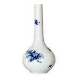 Rosenthal studio line, white and blue mid century porcelain vase, flowers decor by bjorn wiinblad,