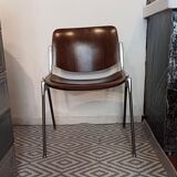 Set of 2 office chairs DSC 106 design Piretti for Castelli, 1965