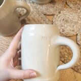 Set of stoneware mugs