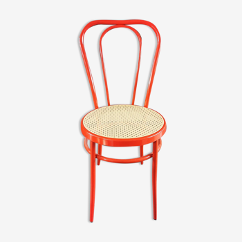 Red metal chair 90s