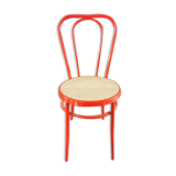 Red metal chair 90s