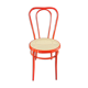 Chaise en métal rouge années 90