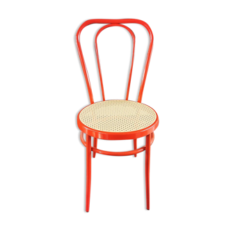 Red metal chair 90s