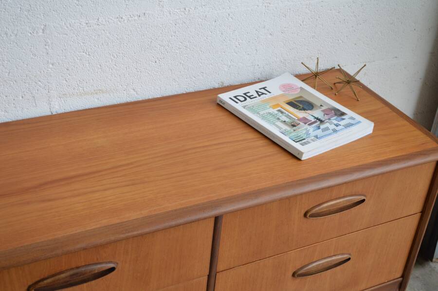Enfilade/sideboard with 6 drawers, 168 cm