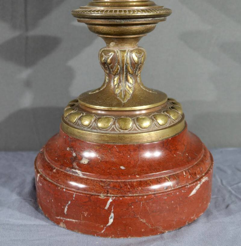 Pair of bronze ewers, art nouveau – 1910