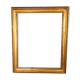 19th century frame gilded stucco wood, beaded interior edges, 47x39 cm, leaf 41.8x32.7 cm SB