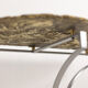 Pair of metal and bronze cast consoles. Contemporary.
