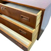 Vintage teak chest of drawers / mid-century wardrobe