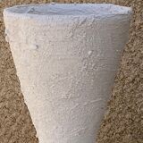 Trio de vases blancs